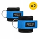 Манжети для тяги 4FIZJO Ankle Strap 2 шт Black/Blue (P-5907739314833) - зображення 3