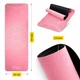 Коврик (мат) спортивный 4FIZJO замша 183 x 61 x 0.15 см для йоги и фитнеса Pink (P-5905973404419) - изображение 8