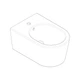Біде підвісне Hansgrohe EluPura S 540 мм 60278450 - изображение 3