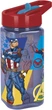Пляшка квадратна Stor Avengers seven wonders Пластикова з ручкою та носиком 510 мл (80114) - зображення 1