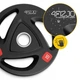 Диск олімпійський 4FIZJO 2 x 15 кг 51 мм металевий, прогумований Black (P-5905973401272) - зображення 2