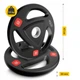 Диск олімпійський 4FIZJO 2 x 15 кг 51 мм металевий, прогумований Black (P-5905973401272) - зображення 5