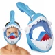 Маска для снорклинга TSUNAMI Shark полнолицевая, детская Sky Blue (P-5907739318237) - изображение 1