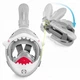 Маска для снорклінгу TSUNAMI Shark повнолицьова, дитяча Grey (P-5905973405447) - изображение 9
