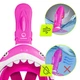 Маска для снорклінгу TSUNAMI Shark повнолицьова, дитяча Pink (P-5905973405430) - изображение 3