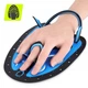 Лопатки для плавания в бассейне TSUNAMI Swimming Paddles 2 шт Black/Blue (P-5905973405355) - изображение 4