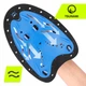 Лопатки для плавания в бассейне TSUNAMI Swimming Paddles 2 шт Black/Blue (P-5905973405355) - изображение 5