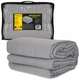 Ковдра важка (обтяжена) 4FIZJO 13.6 кг 200 x 200 см Grey (P-5905973405737) - зображення 1