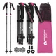 Трекінгові палиці Mountain Goat Pro+ 43-130 см Black/Pink (P-5905973404662) - зображення 1