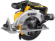 Пила дискова акумуляторна безщіткова DeWalt 165 мм 18 В (DCS565N) - зображення 1