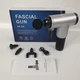Массажер для тела аккумуляторный Fascial Gun, портативный электрический массажный пистолет с 4 насадками и 6 скоростями, беспроводной вибромассажер для мышц спины, шеи, поясницы, ног и рук Серый KH-032-Gray - изображение 8