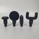 Массажер для тела аккумуляторный Fascial Gun, портативный электрический массажный пистолет с 4 насадками и 6 скоростями, беспроводной вибромассажер для мышц спины, шеи, поясницы, ног и рук Красный KH-032-Red - изображение 6