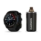 Смарт-годинник Garmin Смарт-годинник Garmin Descent Mk3i - 43 мм, титан Carbon Grey DLC з чорним силіконовим ремінцем + трансивер Descent T2 - изображение 1