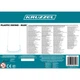 Качели детские подвесные Kruzzel 25446 с регулируемыми тросами 105-175 см пластиковое сиденье для дома и сада Голубые - изображение 9