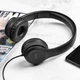 Дротові накладні навушники HOCO W21, 1.2 м with mic black - зображення 5