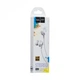 Дротові навушники Hoco M60 Perfect Sound, 3.5mm, 1.2m, Білий - зображення 4