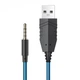 Игровые накладные наушники Hoco W102 Cool, USB, 3.5mm, 2m, Синий - изображение 5