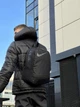 Удобный черный городской рюкзак loft с большим лого Nike мужской женский портфель для ноутбука - изображение 3