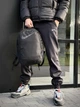 Удобный черный городской рюкзак loft с большим лого Nike мужской женский портфель для ноутбука - изображение 7