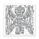 Раскраска антистресс Santi 20*20 см. 20 сторінок У світі тварин (742911) - изображение 3