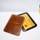 Шкіряний картхолдер на 2 відділення чорний 05-06-02 - зображення 8