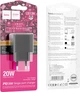 Мережевий зарядний пристрій Hoco CS13A Ocean single port PD20W charger Black (6942007603805) - зображення 6