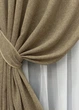 Комплект готовых штор VR-Textil Лен Мешковина № 1768ш Миндальный 100х275см 2 шт (31-849) - изображение 5