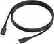 Кабель Borofone BX113 Lenny 60W silicone charging data cable C to C 1 м Black (6941991115455) - изображение 4