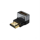 Перехідник Cabletime HDMI Male to Female Adapter 90° Degree, 8K60Hz, 4K120Hz (CP41G) - зображення 5