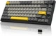 Клавіатура бездротова AJAZZ AK820 PRO 75% на Flying fish Switches Black-Grey-Yellow - зображення 1
