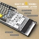 Клавіатура бездротова AJAZZ AK820 PRO 75% на Flying fish Switches Black-Grey-Yellow - зображення 5