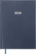 Ежедневник датированный 2026 Buromax Strong из бумвинила А5 336 страниц Темно-синий (BM.2129-03) - изображение 1