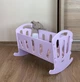 Кроватка для кукол+постель игрушка, игрушечная кроватка, 36х36х49 см (8001) - изображение 3