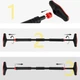 Турник раздвижной Cornix Pro 90-130 см XR-0284 Black/Red - изображение 5