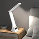 LED лампа Настільна з годинником TYV-2088 USB з бездротовою зарядкою для телефону - зображення 3