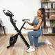 Велотренажер Gymtek FX600 магнитный складной с эспандерами серебристый - изображение 6