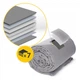 Одеяло тяжелое (отягощенное) 4FIZJO 9 кг 150 x 200 см Grey (P-5907739319807) - изображение 3