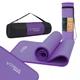 Килимок спортивний Cornix NBR 183 x 61 x 1 cм для йоги та фітнесу XR-0093 Purple/Purple - зображення 1