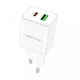 Зарядний пристрій швидкої зарядки Borofone BN7 PD20W+QC3.0 Type-C To Type-C - зображення 1