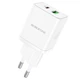 Зарядний пристрій швидкої зарядки Borofone BN7 PD20W+QC3.0 Type-C To Type-C - зображення 2