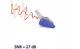 Беруши для сна Alpine SleepDeep Sleep Deep 21,8–27 дБ S/M/L — ушные беруши от храпения и шума, многократные earplugs, 3D Oval - изображение 3
