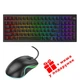Игровая механическая клавиатура беспроводная Proove Gaming Slicker c RGB подсветкой |BT, 2.4ГГц, 4000mAh, 25H, UA/ENG раскладка| black - изображение 1