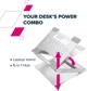 USB-хаб Canyon OnStand 2 Aluminium 6-in-1 з підставкою для ноутбука (CNS-SDS2) - зображення 16