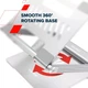 USB-хаб Canyon OnStand 2 Aluminium 6-in-1 з підставкою для ноутбука (CNS-SDS2) - зображення 18