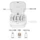 Кабель Hoco U140 Retractable charging data cable set White - изображение 3
