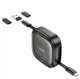 Кабель Hoco U140 Retractable charging data cable set Black - изображение 1