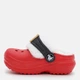 Детские кроксы-сабо утепленные для девочки Crocs Classic Lined Santa Clog T 210932-6WE 20-21 (C5) Красные (196265894048) - изображение 3