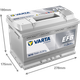 Автомобильный аккумулятор Varta EFB BD 70Ah (N70) R+ (570 500 076) (L3) - изображение 2