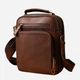 Сумка планшет через плечо мужская из натуральной кожи Vintage leather-23033 Коричневая - изображение 1
