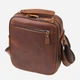 Сумка планшет через плечо мужская из натуральной кожи Vintage leather-23033 Коричневая - изображение 2